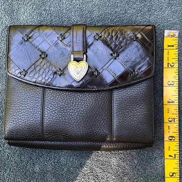 Vintage black leather Brighton cross body bag - Picture 6 of 13